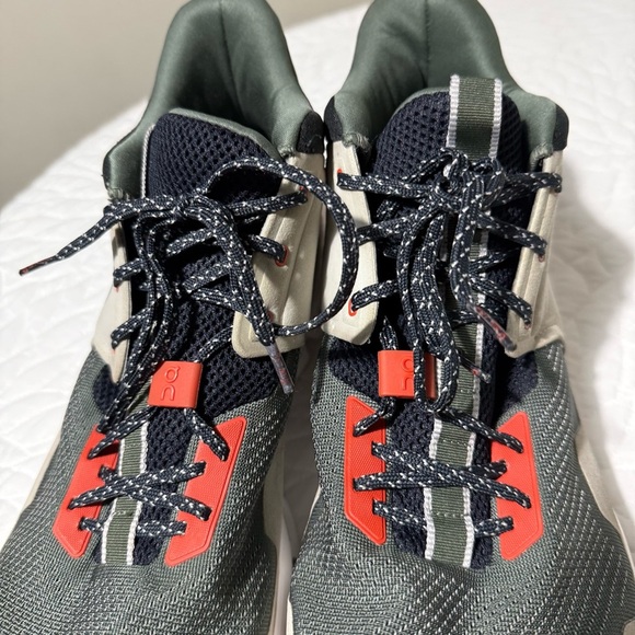 On Running Men's Sneakers - Gray, Black, Red size 12.5 - Picture 13 of 13